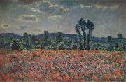 Claude Monet Poppy Field Spain oil painting artist